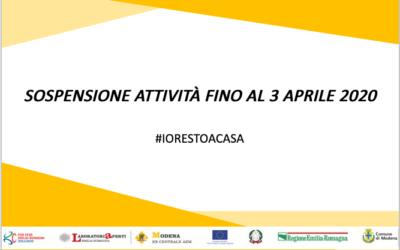 Sospensione apertura Laboratorio