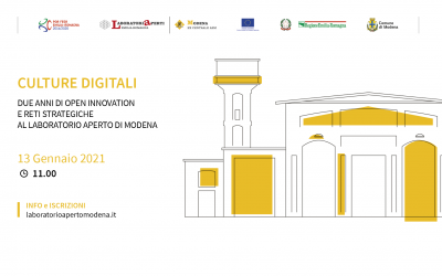 Culture Digitali: due anni di open innovation e reti strategiche al Laboratorio Aperto di Modena