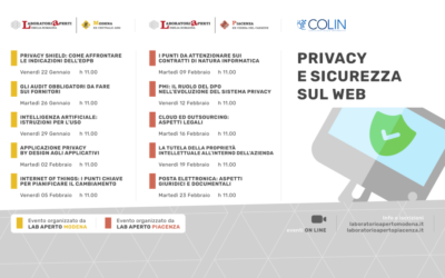 Privacy e sicurezza sul Web – Ciclo di incontri sul diritto informatico