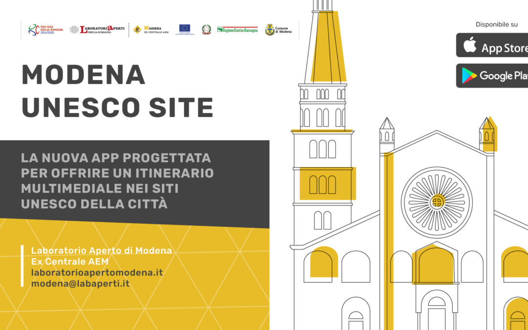 Locandina dell'app Modena Unesco Site