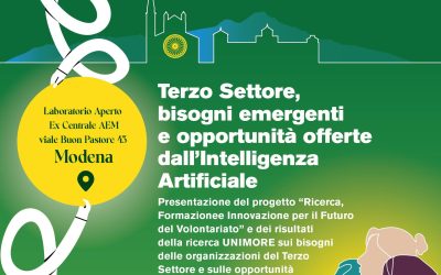 Terzo settore, bisogni emergenti e opportunità offerte dall’Intelligenza Artificiale